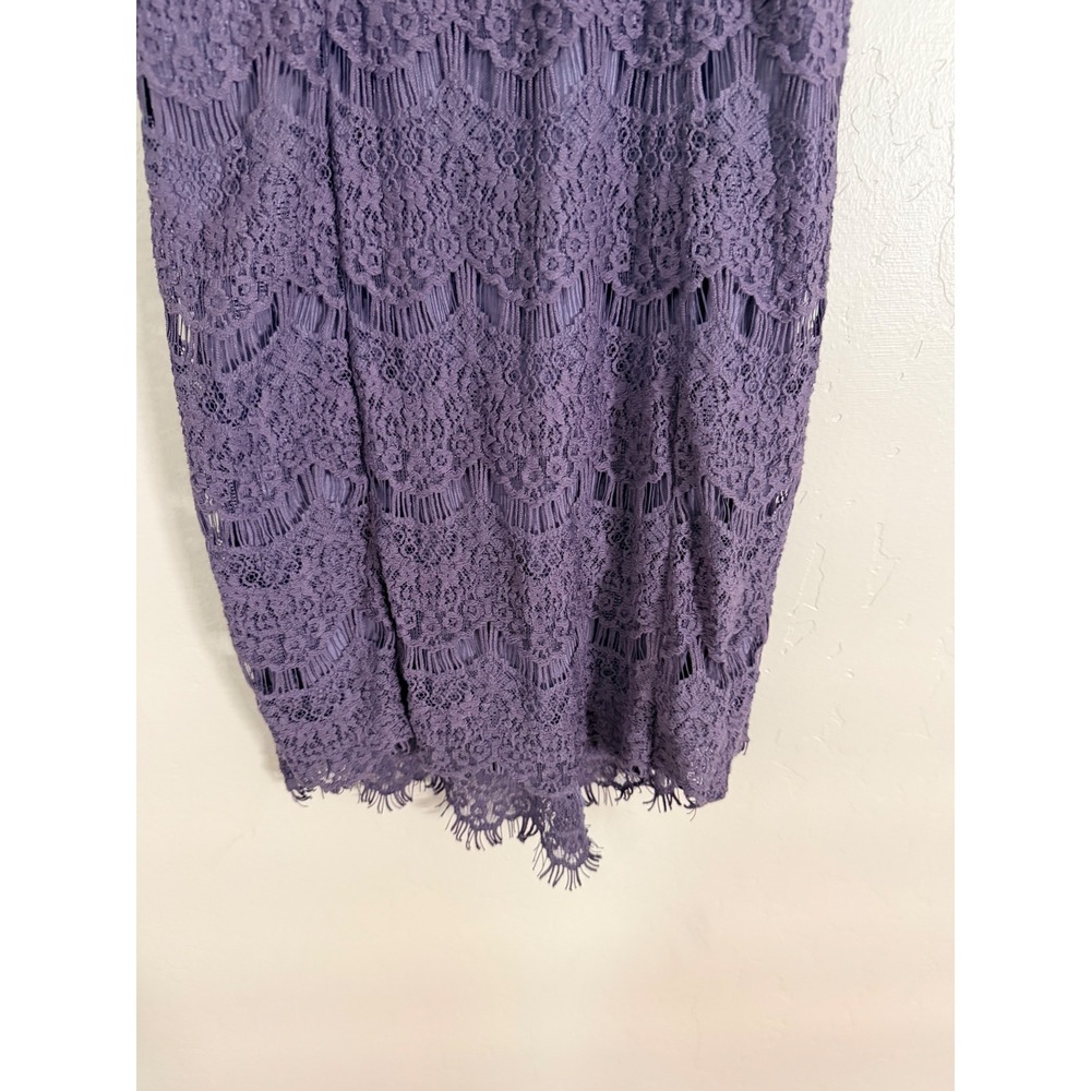 Intimately Free People Daydream Bodycon Slip Dress Purple Lace Open Back X Small - Picture 6 of 10